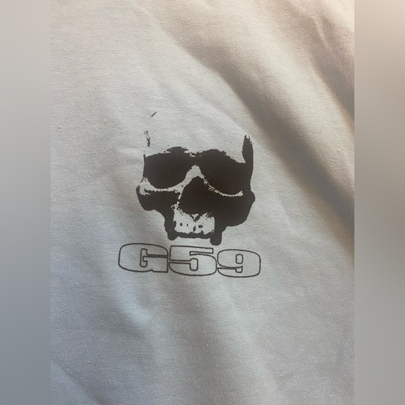 G59 Suicideboys Logo Record Tee Grey Day Tee Size Large NWOT - Picture 2 of 4